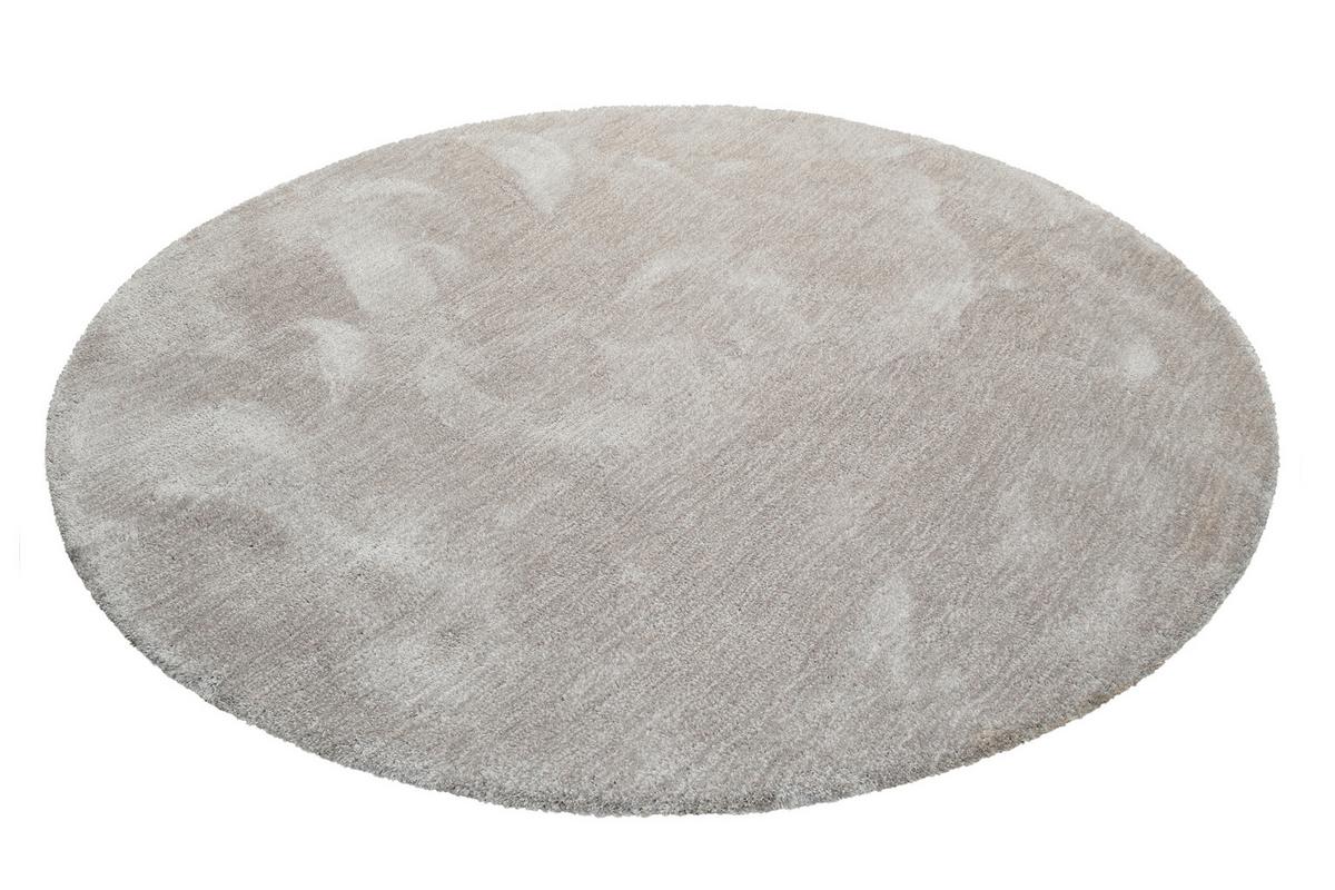 Hochflorteppich Grau, Ø: Ca. 120 Cm - Grau, KONVENTIONELL, Textil (120cm) - Esprit