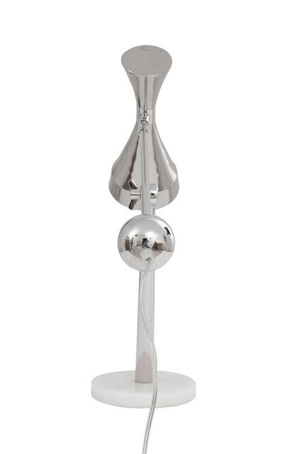 Tischlampe Cosima Silberfarben - Trend (16/50cm) - Kayoom