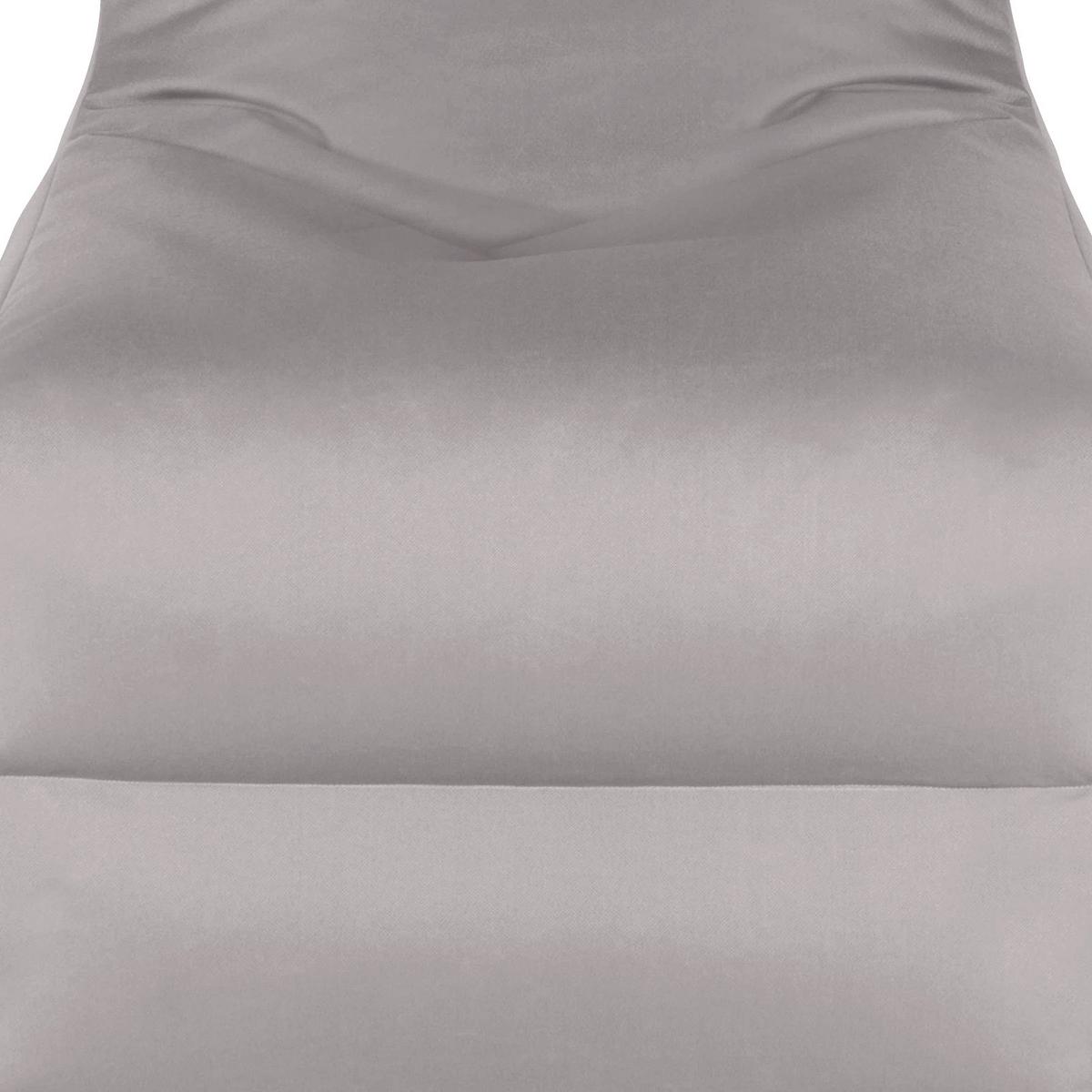 Sedací vak Billy SILBER - barvy stříbra, Basics, textil (80/70/80cm) - Ondega