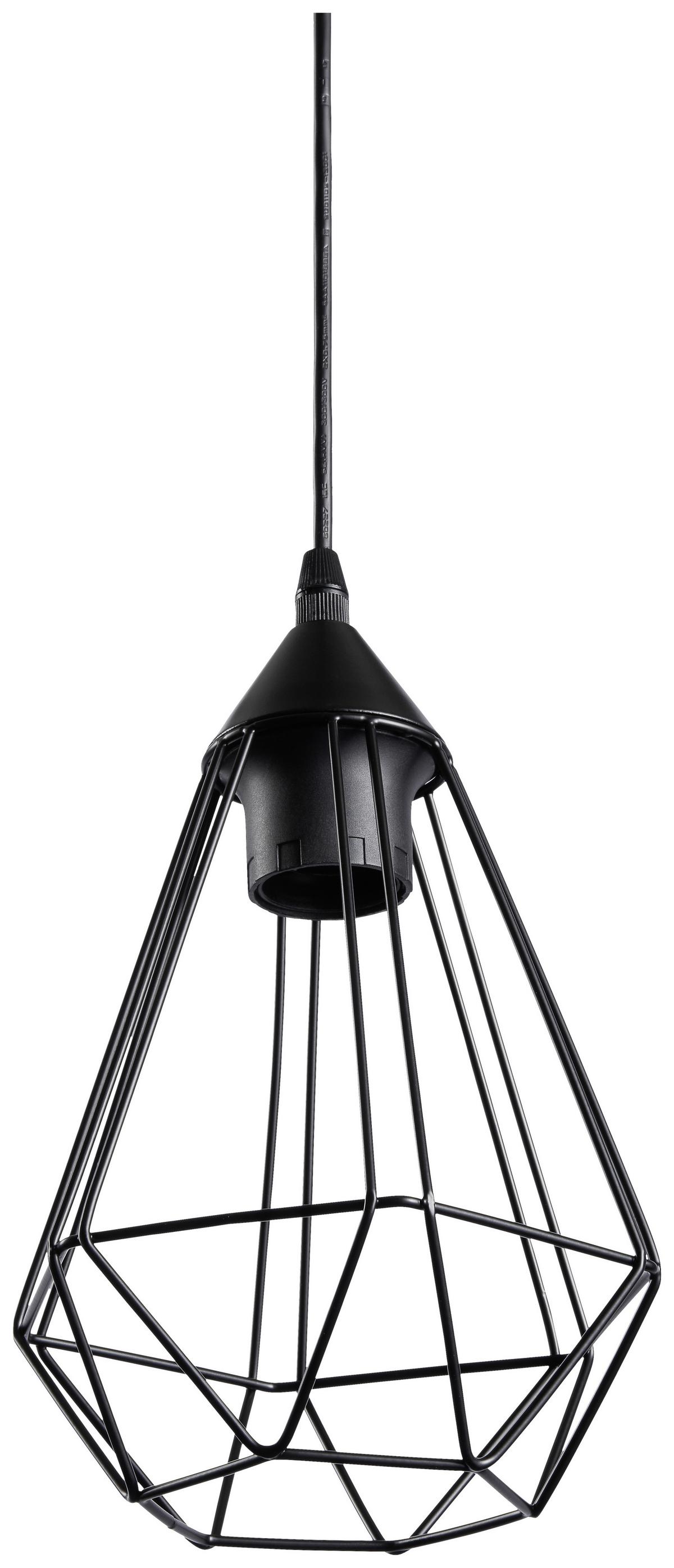 ZÁVESNÉ SVIETIDLO TARBES - čierna, Modern, kov (79/17,5/110cm)