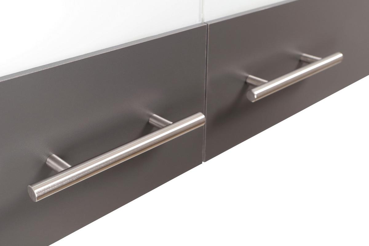 Buffet Merle Grau/Eiche Dekor B:100cm - Eichefarben/Grau, Basics, Glas/Holzwerkstoff (100/200/60cm) - Respekta