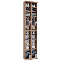 CD Regál Almera š: 42 cm dub sonoma - barvy dubu, Konvenční, kompozitní dřevo (42/183/20cm) - MID.YOU