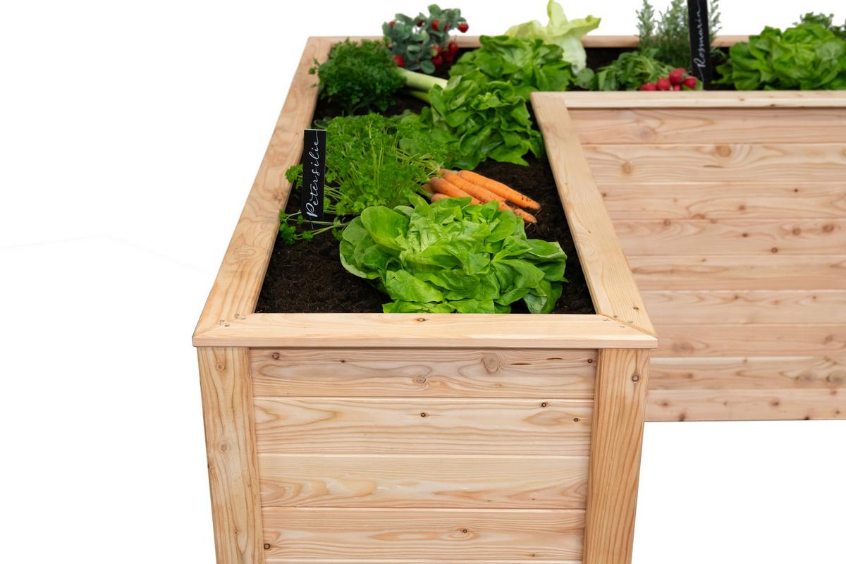 Hochbeet Klassik L - Lärchefarben, KONVENTIONELL, Holz (170/170/84cm)