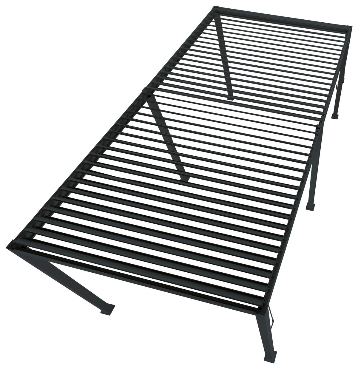 Pergola MIRADOR DELUXE 600X300CM - antracitová, Modern, kov (600/250/300cm) - Gardenson
