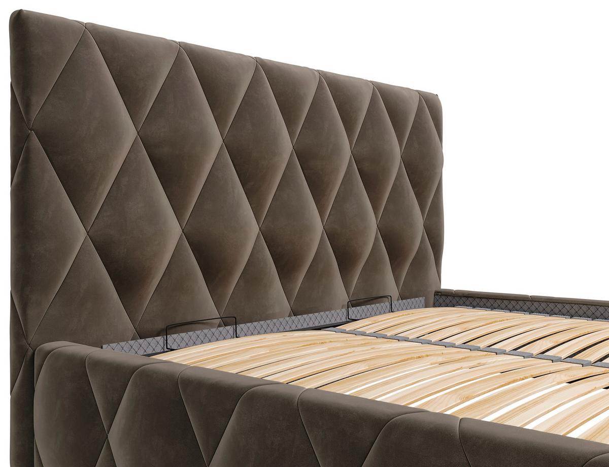 Polsterbett Trivio 180x200 Cm Schlammfarbe - Schlammfarben, MODERN, Holz/Holzwerkstoff (180/200cm) - MID.YOU