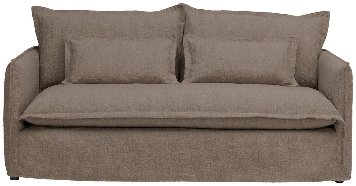 Sofa Toscana - Braun, Trend, Textil (195/82/98cm) - Livetastic