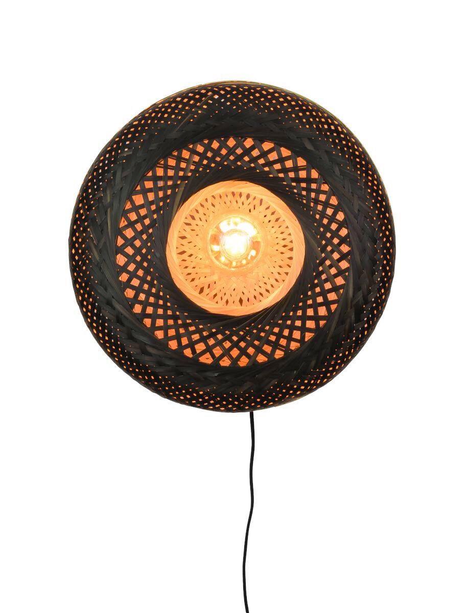Wandleuchte Palawan Schwarz B: 40 Cm