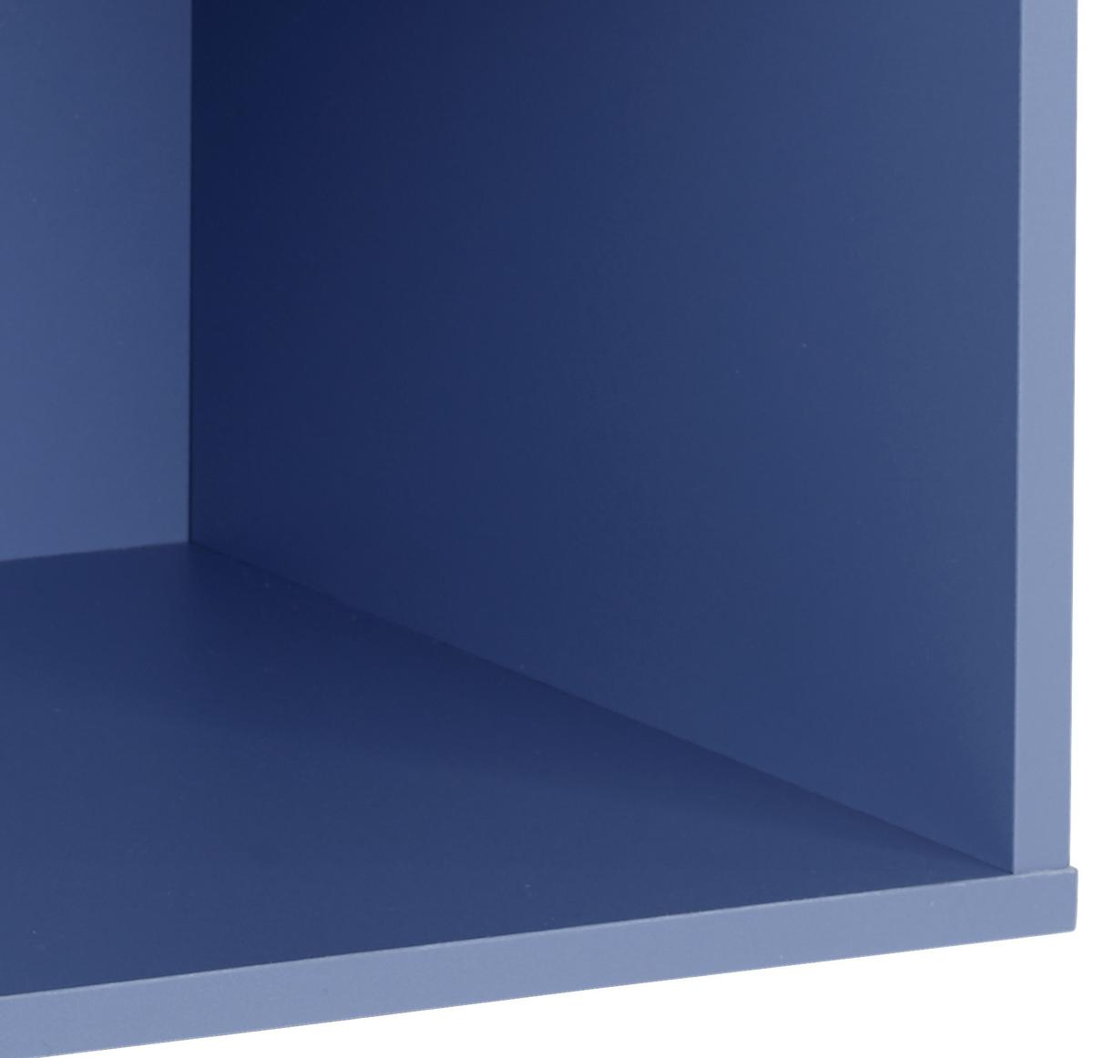 Regal Stehend/Hängend Box B: 46 cm Himmelblau - Blau, MODERN, Holzwerkstoff (46/46/25cm) - Ondega