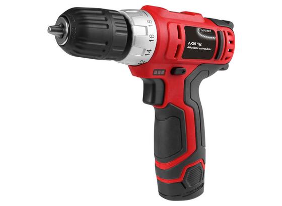 Akkuschrauber AKN 12 120310060 - Rot/Schwarz, KONVENTIONELL, Kunststoff (21/6/21cm) - Matrix Akkuschrauber AKN 12 120310060 - Rot/Schwarz, KONVENTIONELL, Kunststoff (21/6/21cm) - Matrix