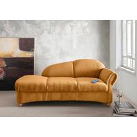 Ottomane Torello Goldfarben B: 190cm - Wildeiche/Goldfarben, KONVENTIONELL, Textil (190/84/86cm) - Livetastic