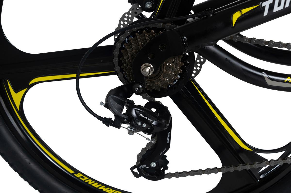 WYLD Mountainbike FullyTopspin schwarz/Gelb 26'' - Schwarz, LIFESTYLE, Metall (25/140cm)