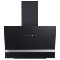 Kopffreihaube Respekta Hera Metall/Glas Schwarz B: 59,5 cm - Schwarz, Trend, Glas/Metall (59,5/74,2-109,2/38,5cm) - Respekta