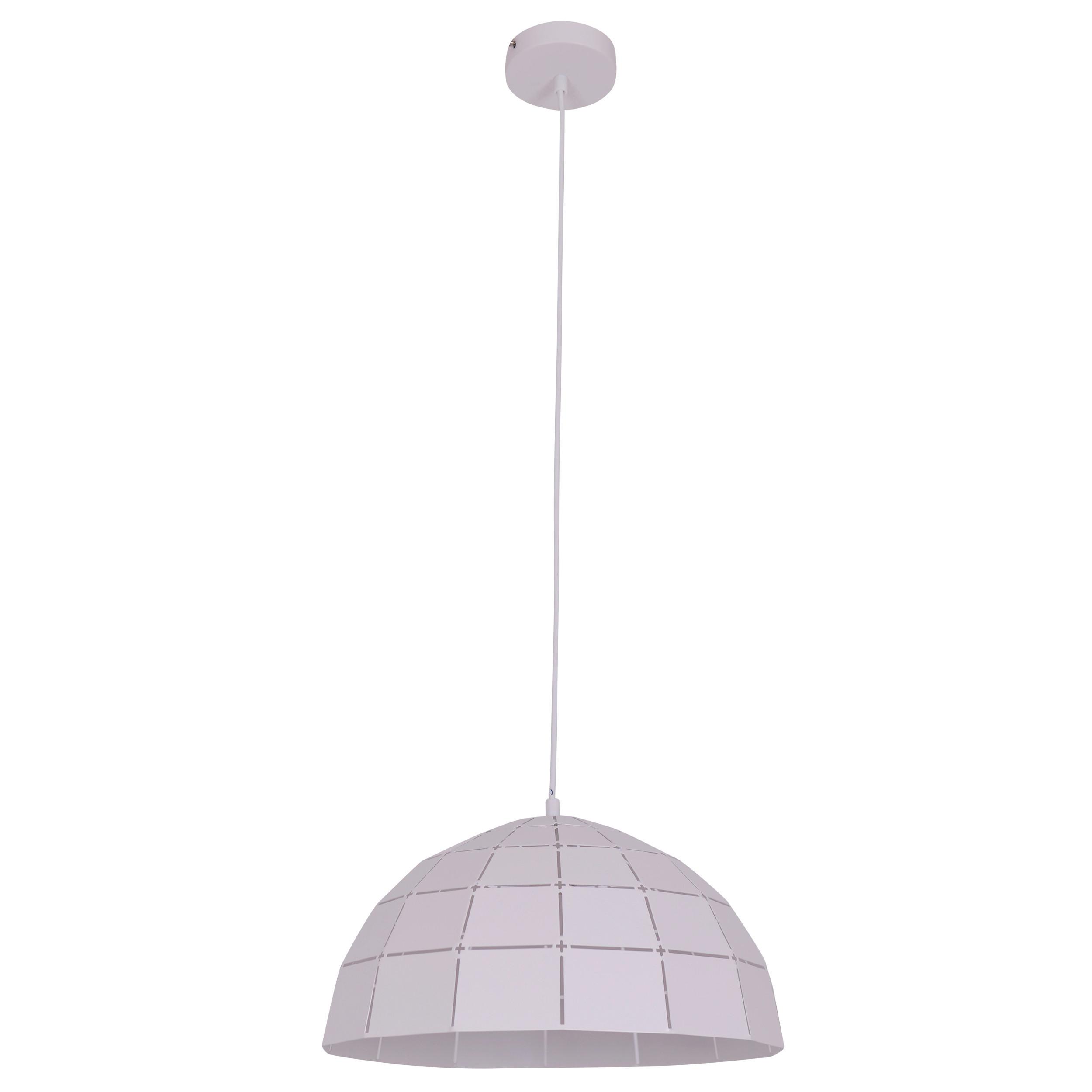 Hängeleuchte Alison H: 96 cm 1-Flammig, Eisen/Weiß - Design, Metall (40/96cm) - Näve