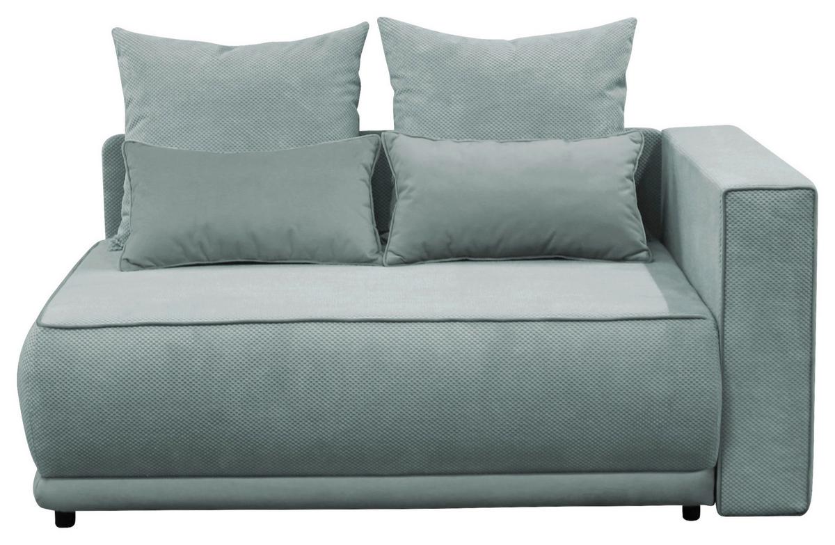 Récamiere Iga Re Türkis B: 168 Cm - Türkis/Rosa, Design, Textil (168/73/99cm) - MID.YOU