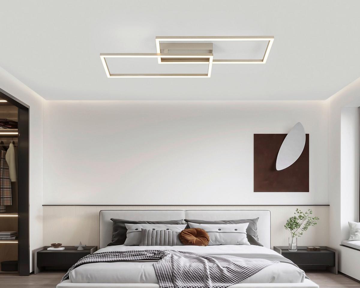 STROPNÉ LED SVIETIDLO CEM - šampanská, Modern, kov/plast (75/30/7cm) - Mömax