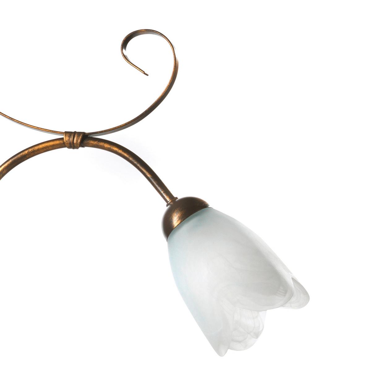 Kronleuchter Odino Braun L: 60 cm - Braun, KONVENTIONELL, Metall (60/60/80cm)