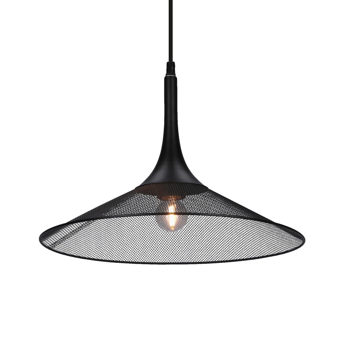 Pendelleuchte 50101204 Kiruna - Schwarz, Design, Metall (36/36/110cm)