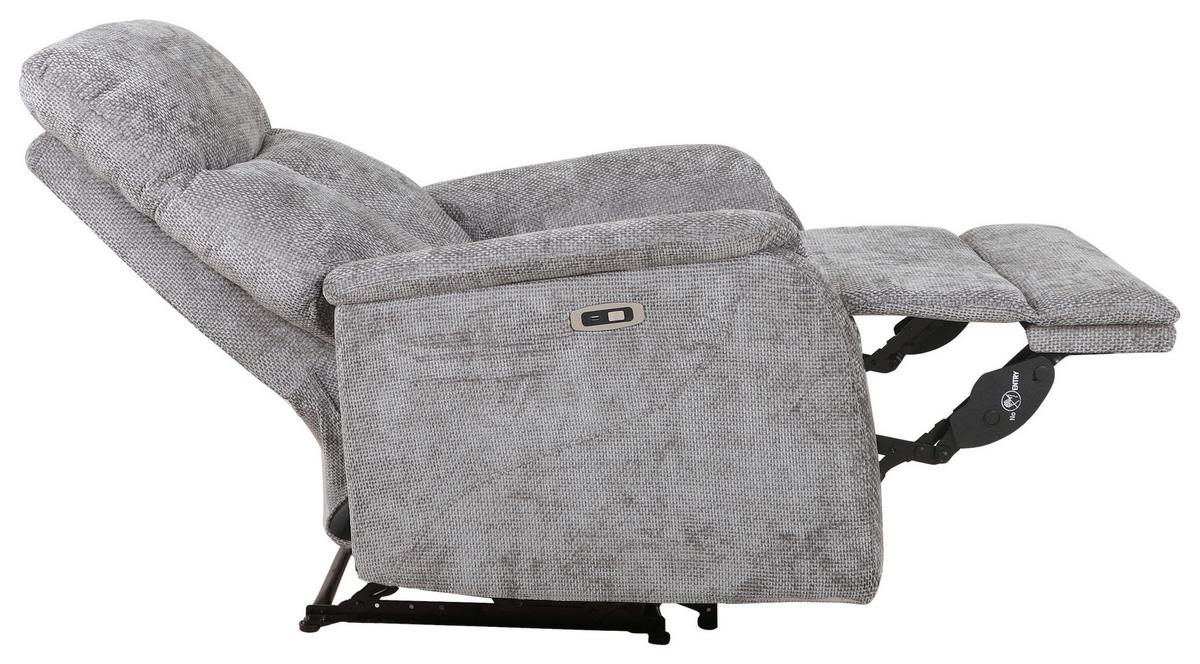 Relaxačné kreslo JOHNSY, antracitová - čierna/antracitová, Modern, kov/textil (75/106/91cm) - Mömax