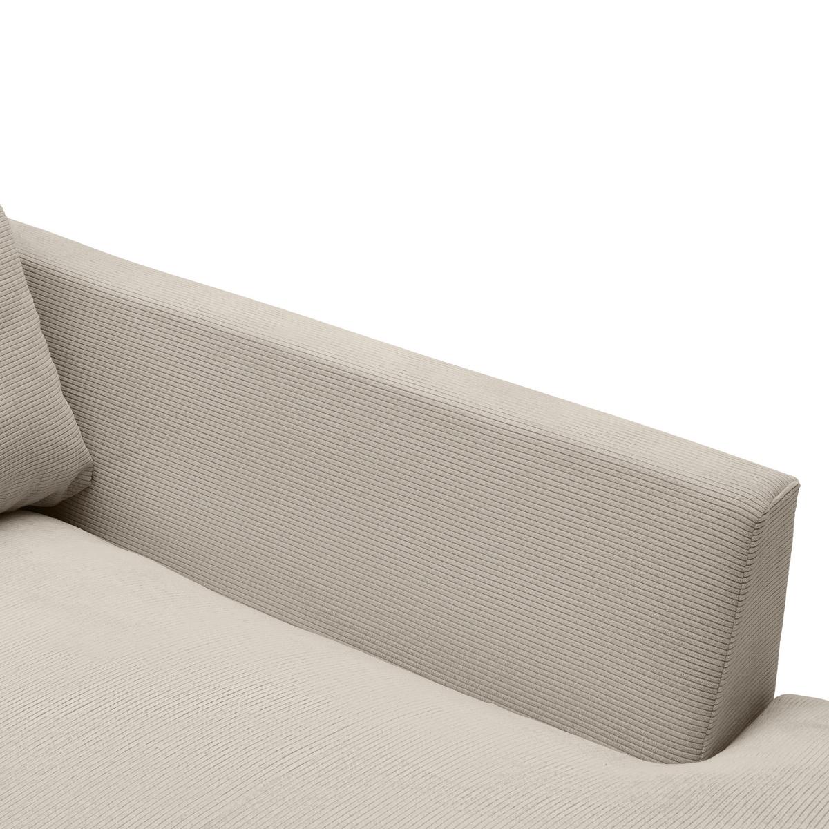 Rohová sedačka PEDRO, pravá, šedohnědá - černá/šedohnědá, Moderní, textil/plast (300/190cm) - Mömax