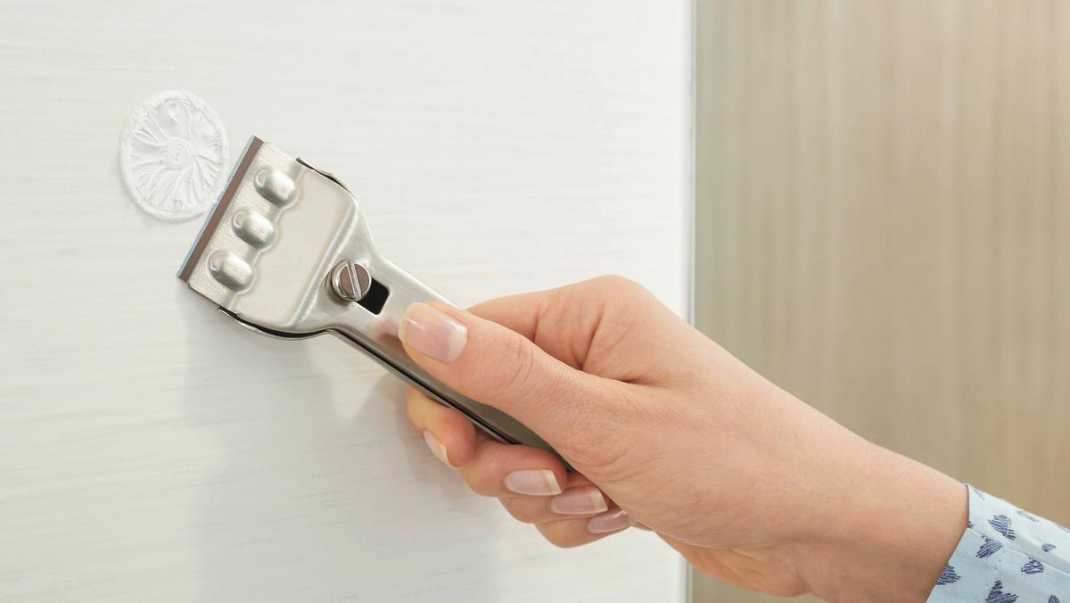 Handtuchhaken Smooz Chromfarben B: 1 cm - Chromfarben, Trend, Metall (3,7/3,7/3,7cm) - Tesa