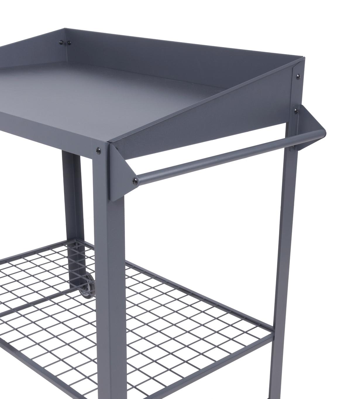 Pflanztisch Mobiler Pflanztisch Diana - Anthrazit, Basics, Metall (90/90/55cm)