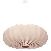 Pendelleuchte 31-39231 Caffe - Hellbraun/Weiß, KONVENTIONELL, Kunststoff/Metall (66/66/120cm)