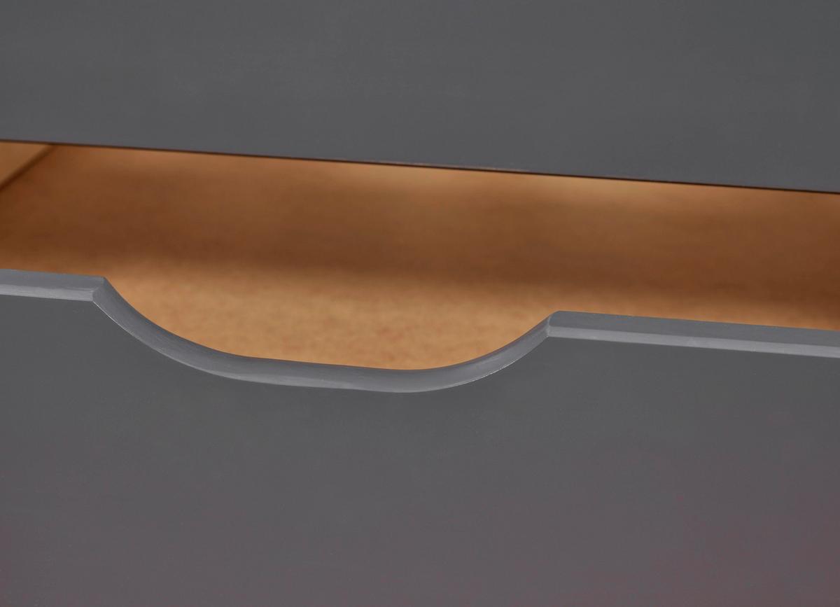 Výsuvná postel LENA sivá - šedá/přírodní barvy, Basics, dřevo/plast (90/200cm) - MID.YOU