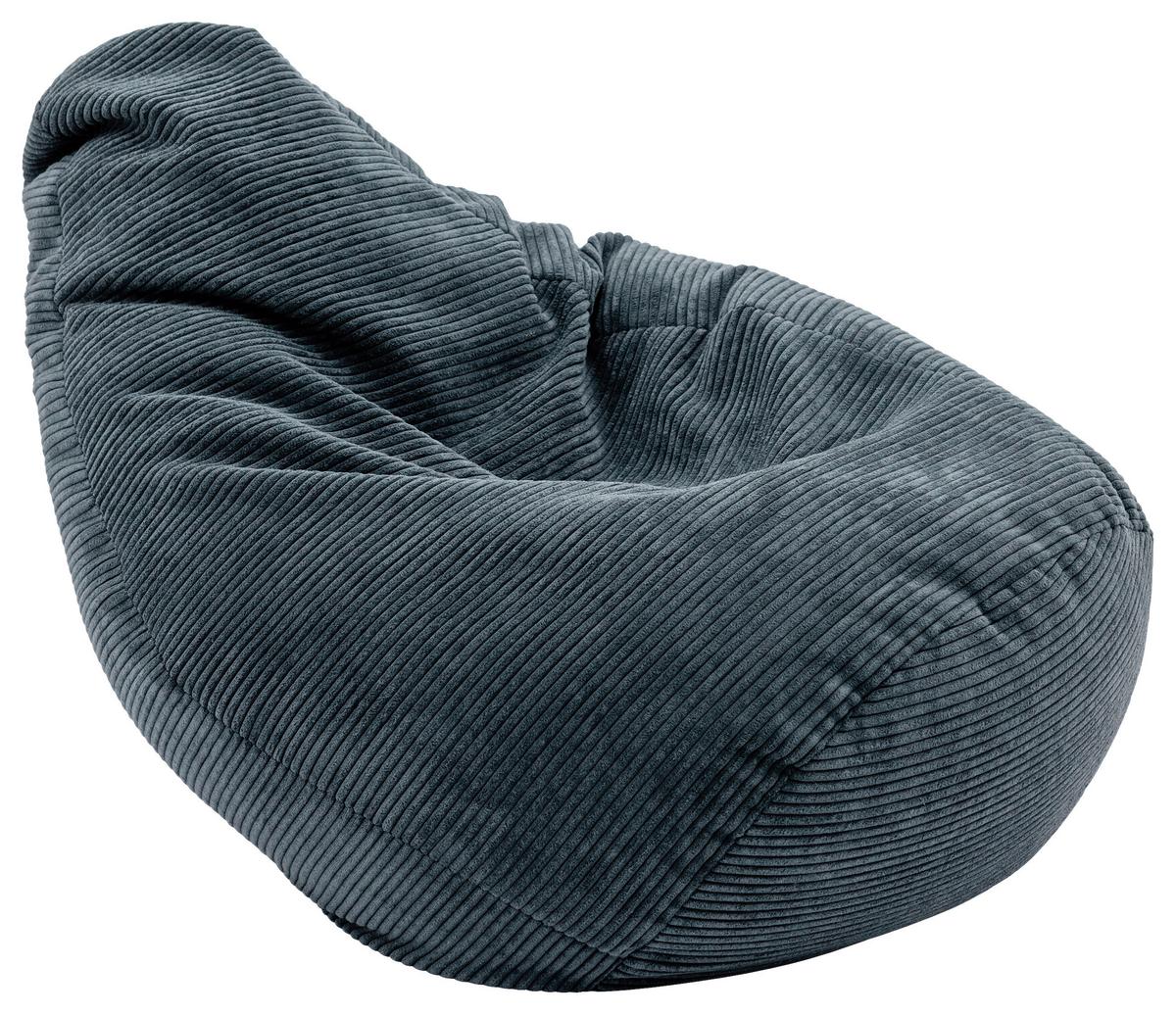 Sitzsack Buzzi Schwarz Indoor - Schwarz, Basics, Textil (120/85/85cm) - Ondega