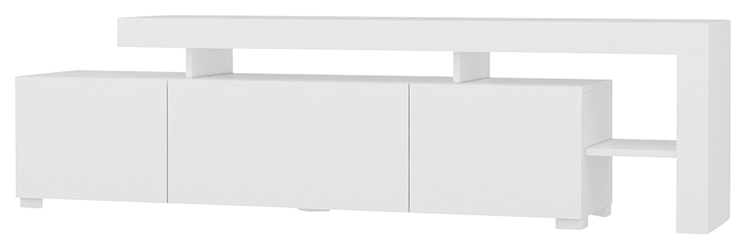 TV-ELEMENT Weiß B: 192cm - Weiß, MODERN, Holzwerkstoff (192/53/37cm)
