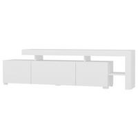 TV-ELEMENT Weiß B: 192cm - Weiß, MODERN, Holzwerkstoff (192/53/37cm)