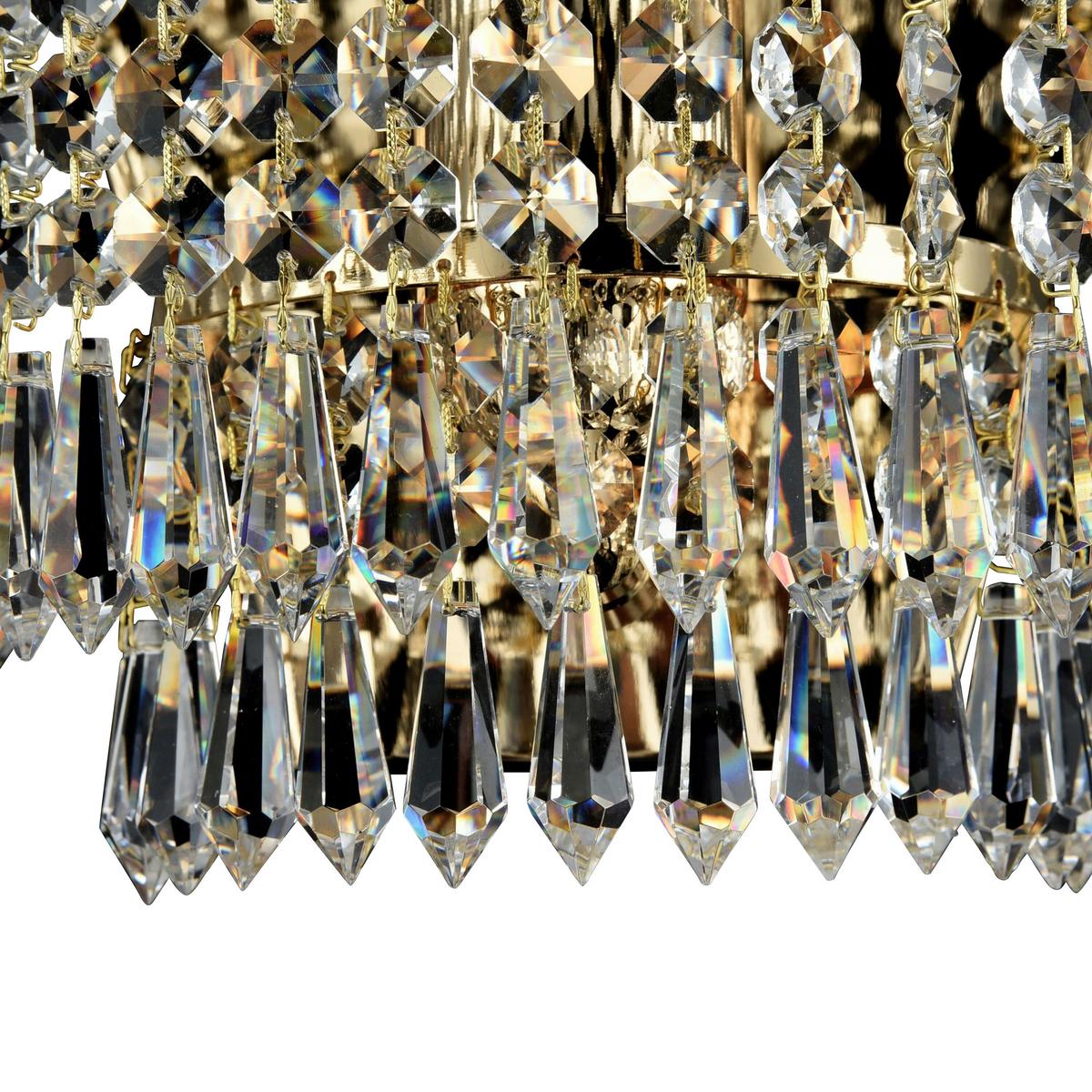 Wandleuchte Palace - Goldfarben, Basics, Glas/Metall (17/18,4/11,9cm) - MAYTONI