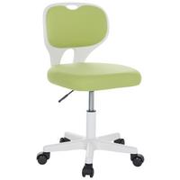 Jugenddrehstuhl Kiddy Top W Grün/weiß Bis 65 Kg - Weiß/Grün, Basics, Kunststoff/Textil (52/73/52cm) - MID.YOU