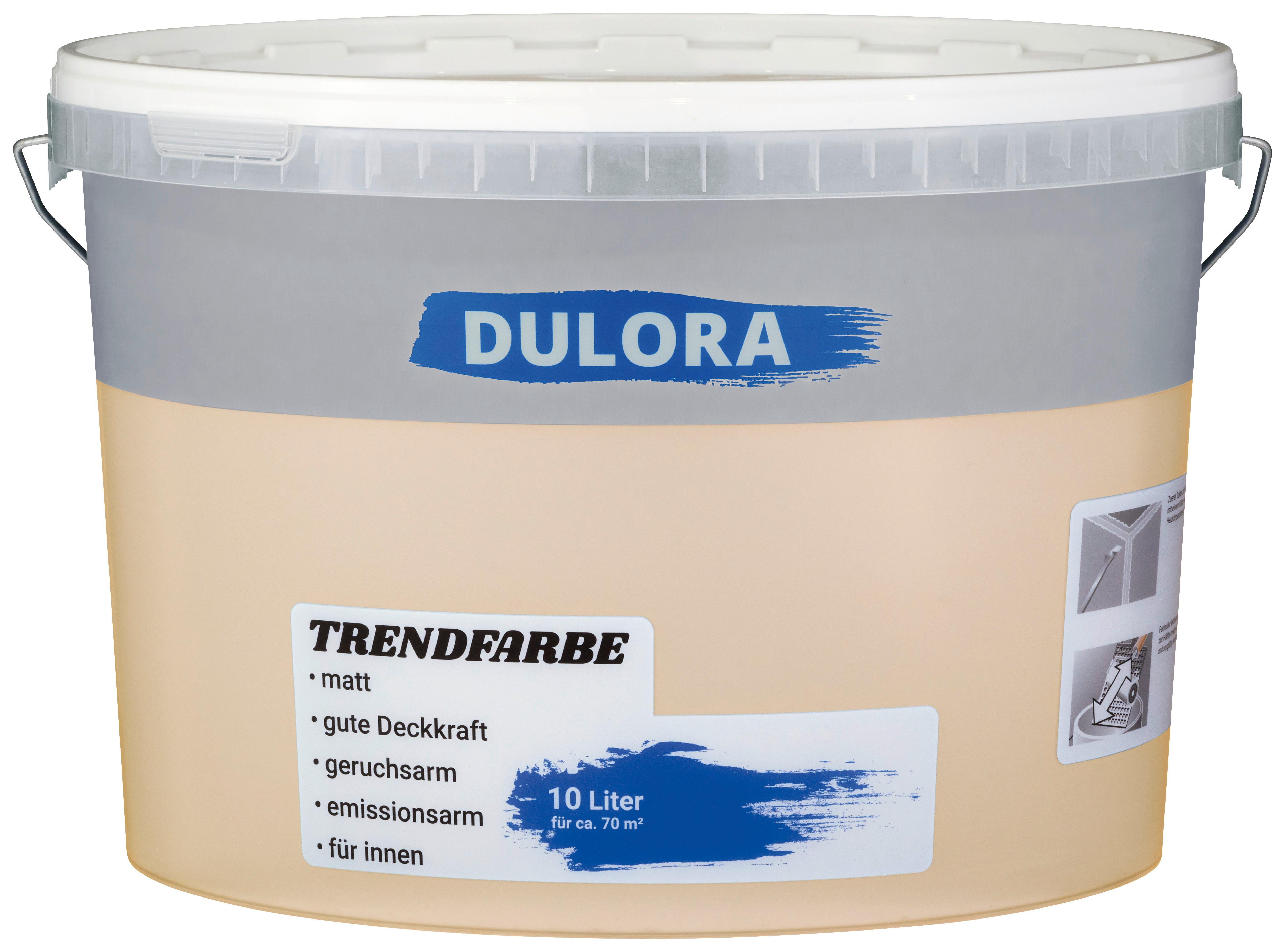Wandfarbe Dulora 10 Liter Karamell