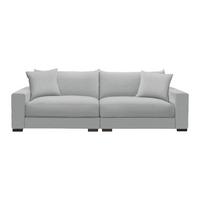 Mega pohovka PEDRO 1200, sivobéžový menčester - sivobéžová, Modern, kov/drevo (261/83/124cm) - Mömax