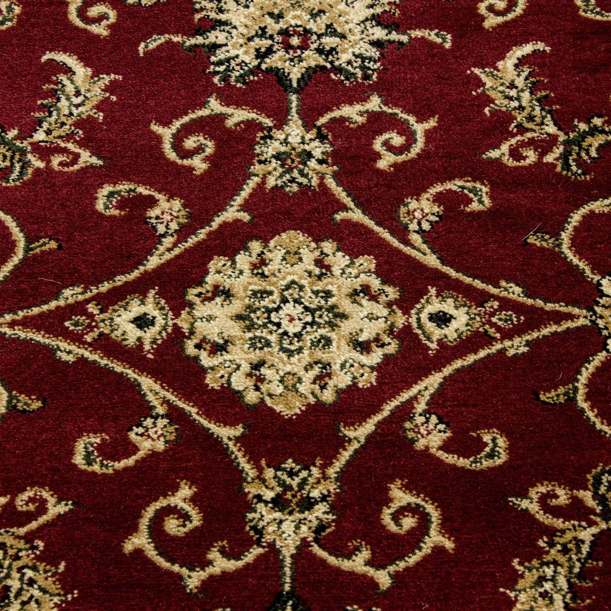 Orientalischer Webteppich Rot Marrakesh 120x170 cm - Beige/Rot, KONVENTIONELL, Textil (120/170cm)