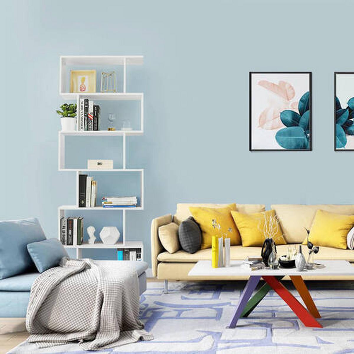 Bücherwand B: 70 cm, Weiß - Weiß, Basics, Holzwerkstoff (70/191/24cm) - Boxxx