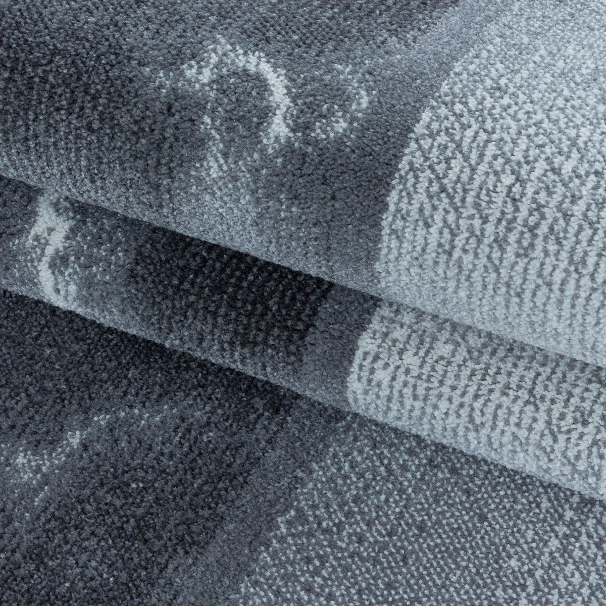 Webteppich Grau Naturfaser Ottawa 140x200 Cm - Grau, Design, Textil (140/200cm)