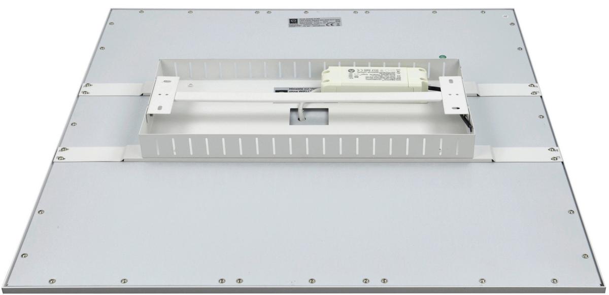Led-deckenleuchte L: 62 Cm, Mit Farbtemperaturwechsler - Weiß, Basics, Kunststoff/Metall (62/62/5cm)