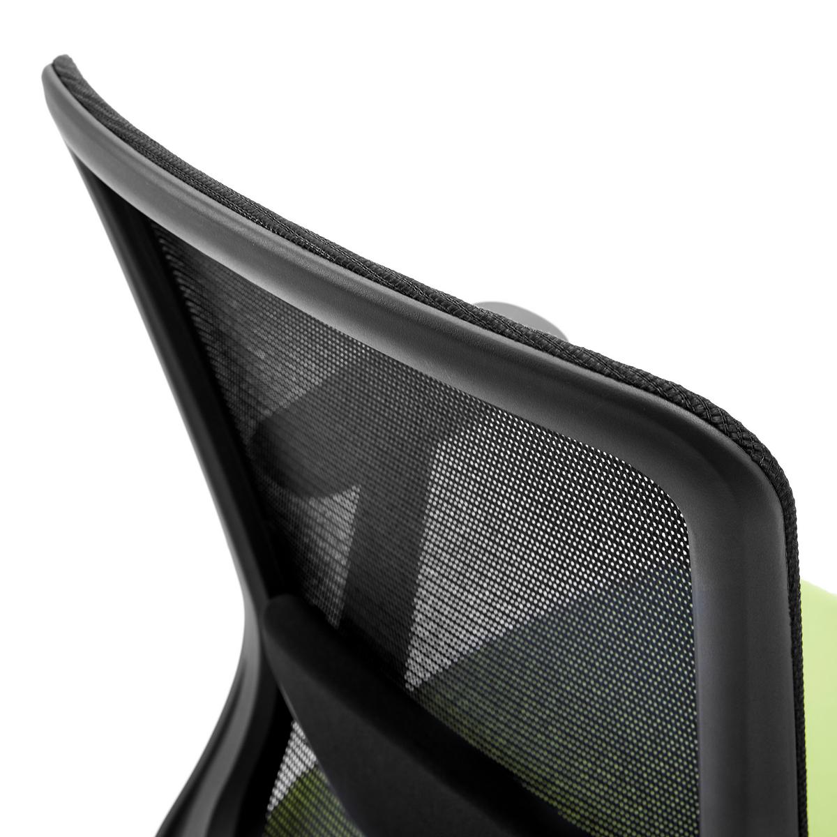 DREHSTUHL Sedito Grün/Schwarz B: 70cm - Schwarz/Grün, MODERN, Kunststoff/Textil (70/112/61cm) - MID.YOU