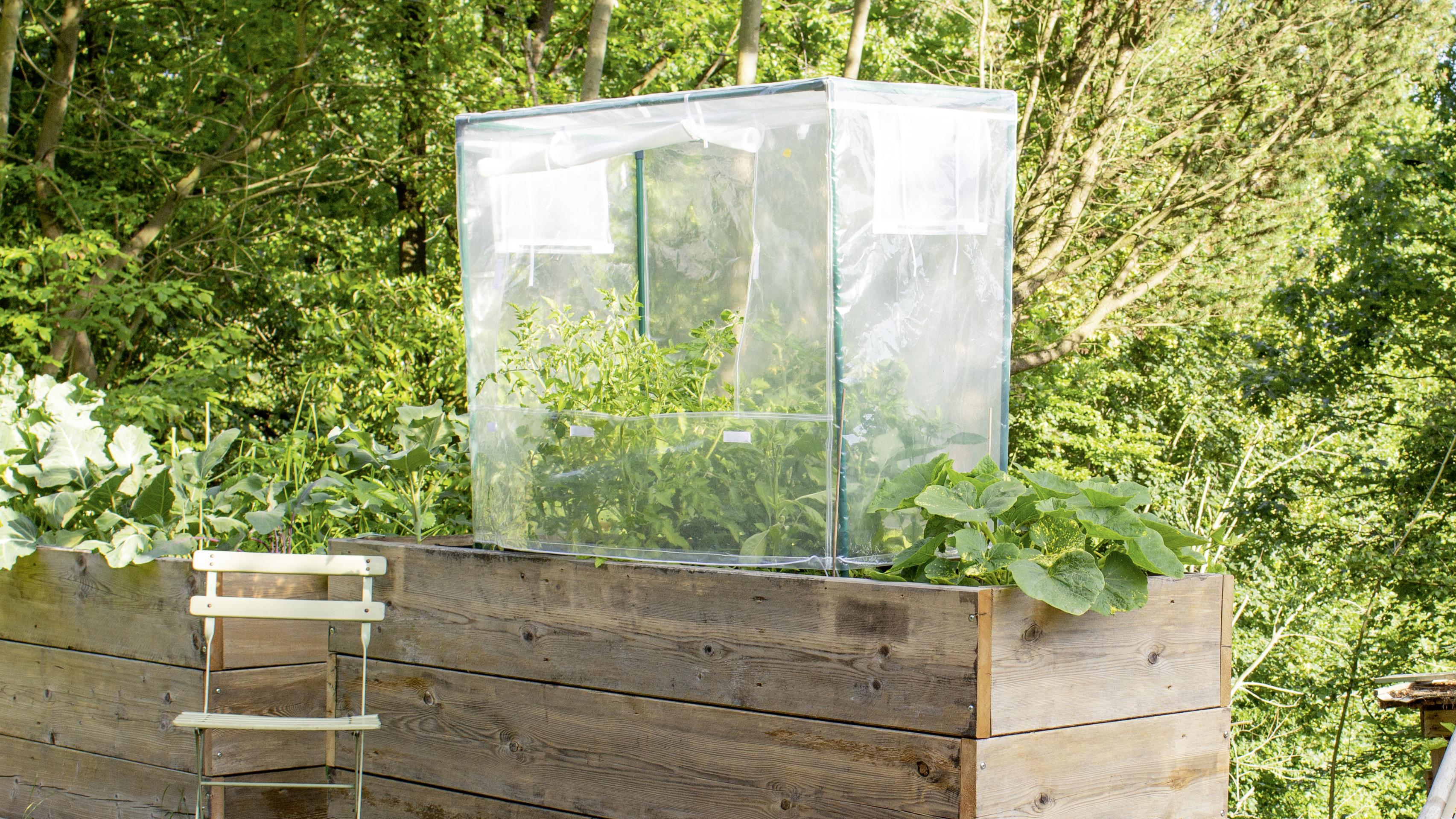 Hochbeet-erweiterung Abdeckung - Transparent, Basics, Kunststoff (55/105/88cm)