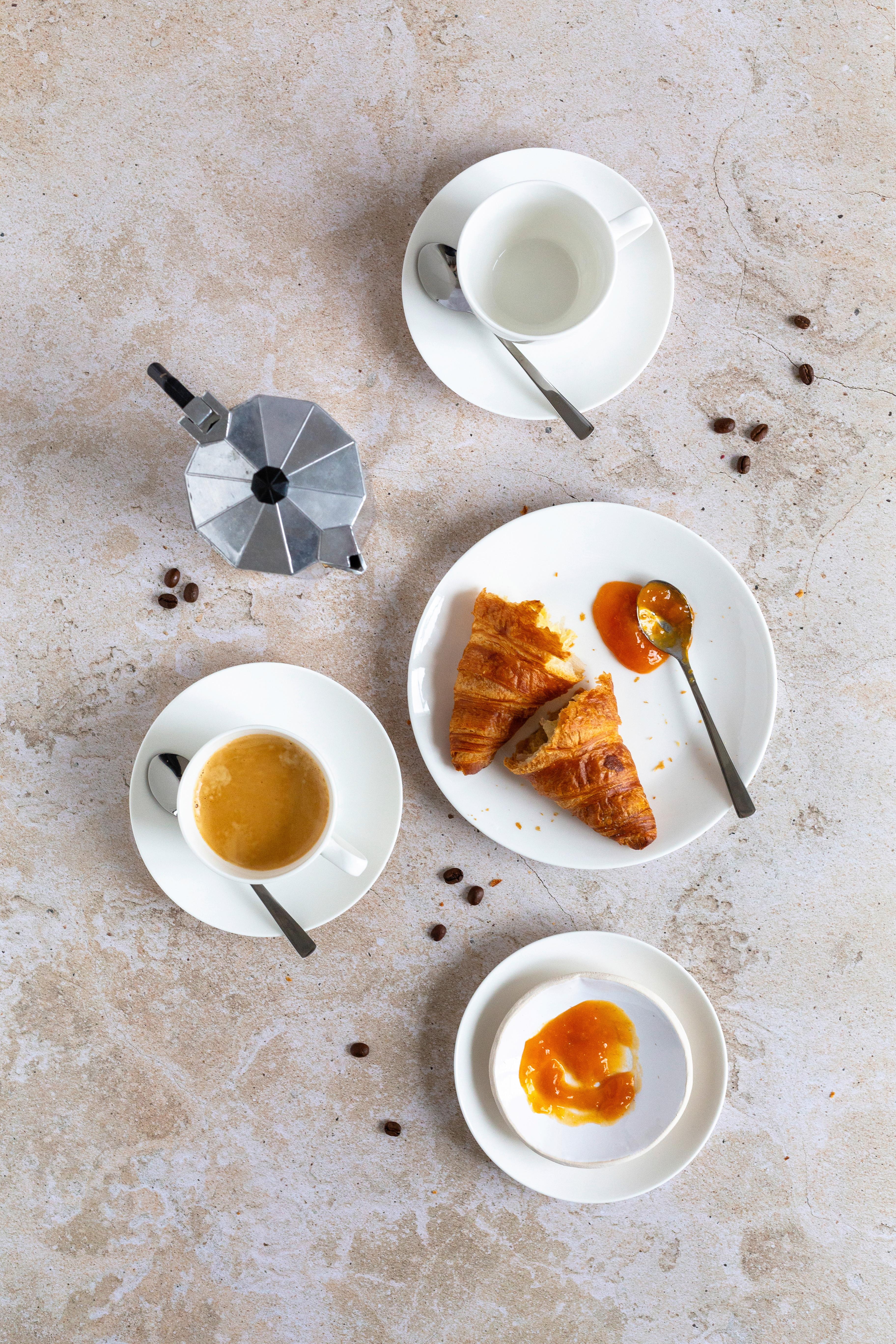 Kaffeeservice Belmira 6 Personen Geschirr Set - Weiß, Basics, Keramik - Mäser