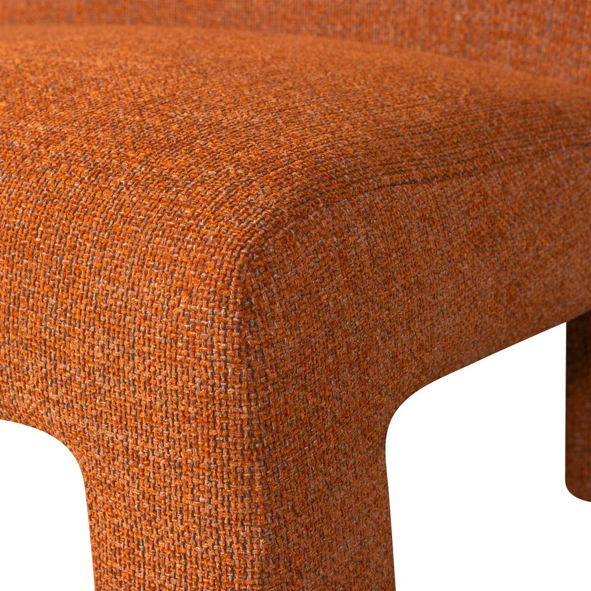 Sessel Lavid Orange B: 74 Cm - Orange, Design, Textil (74/73/84cm) - Livetastic
