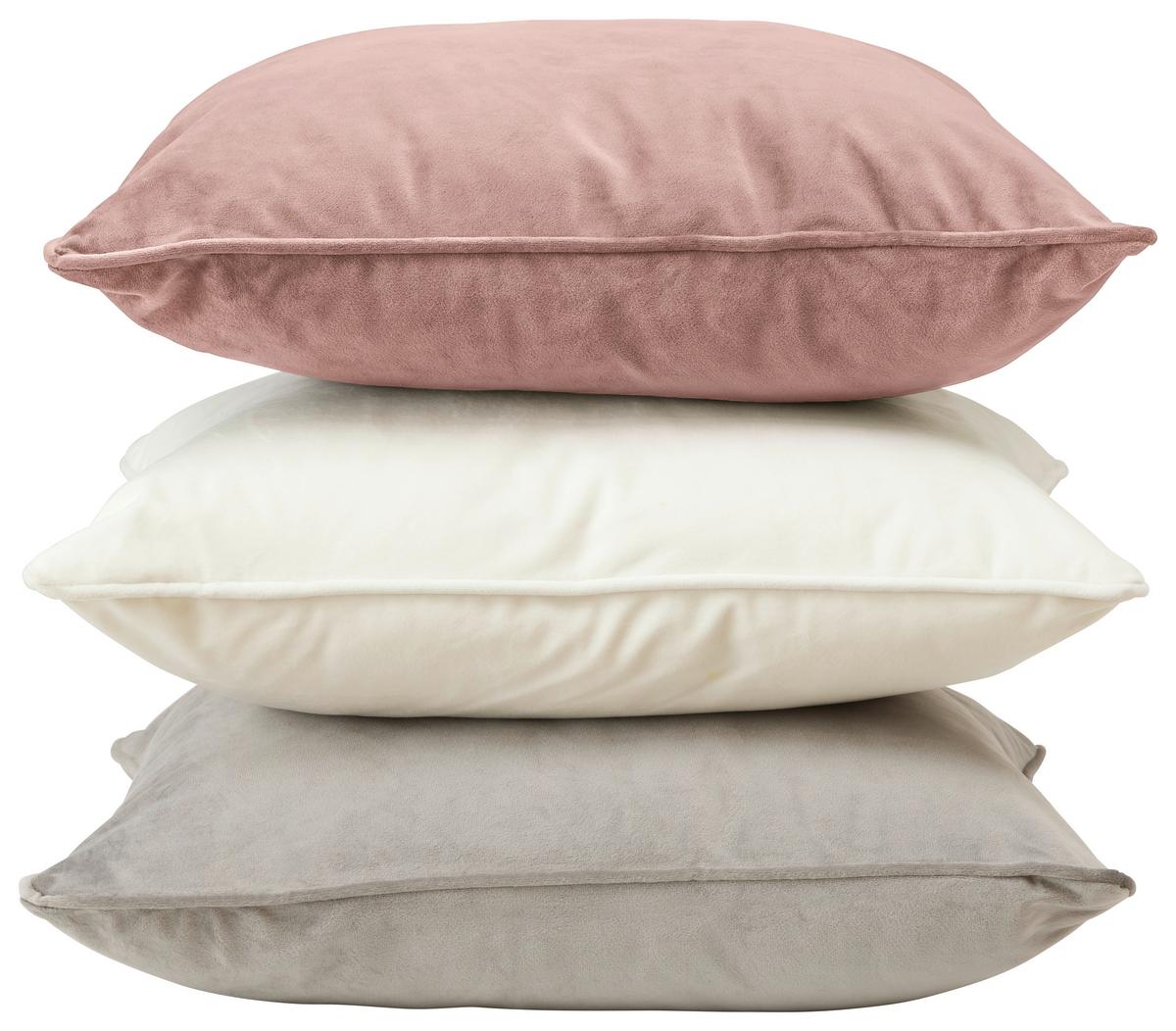 DEKORAČNÝ VANKÚŠ Viola, 45/45cm, fialová - lila, Konventionell, textil (45/45cm) - Premium Living