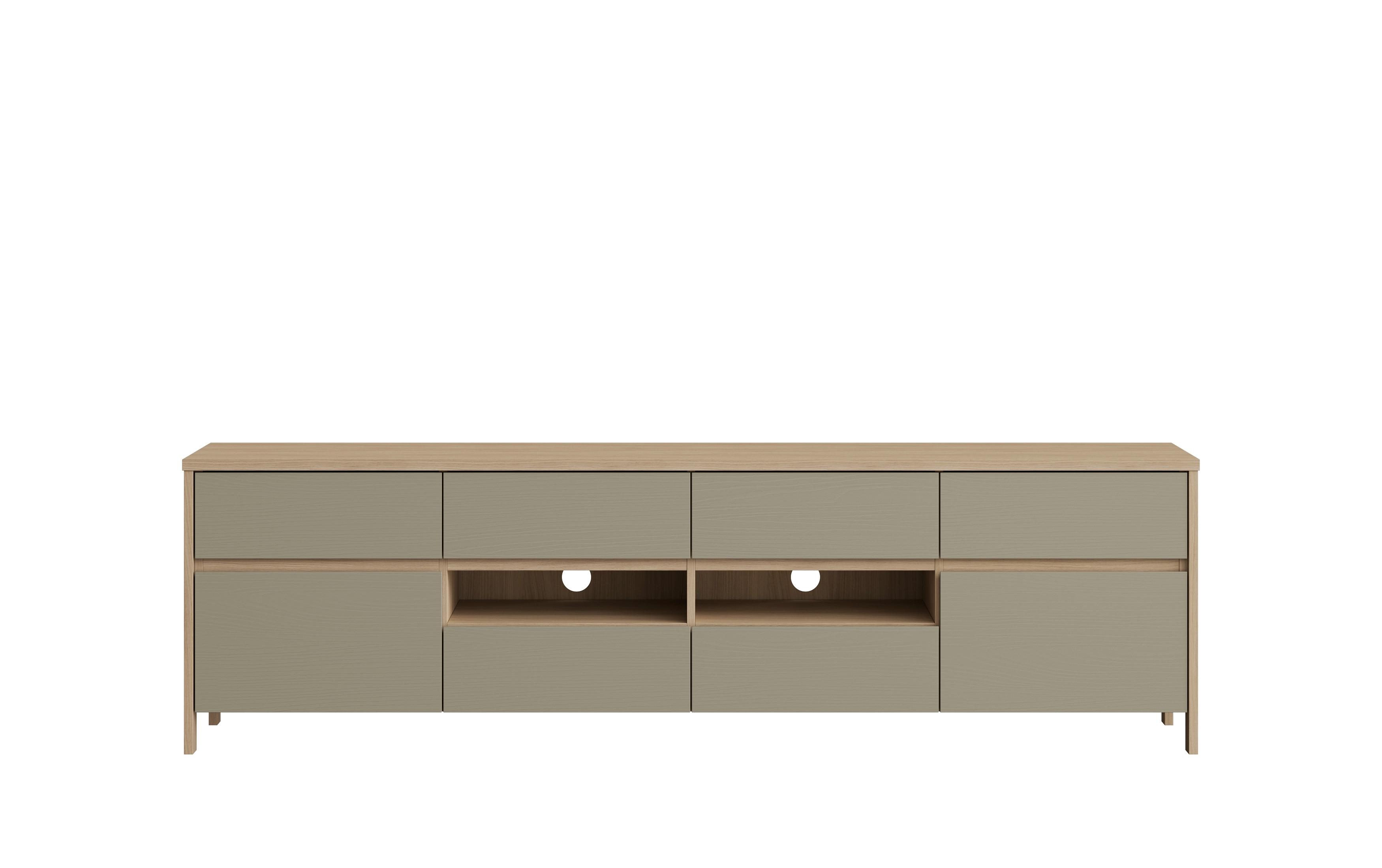 Lowboard Stranda Eukalyptus/Holzfarben B: 193cm