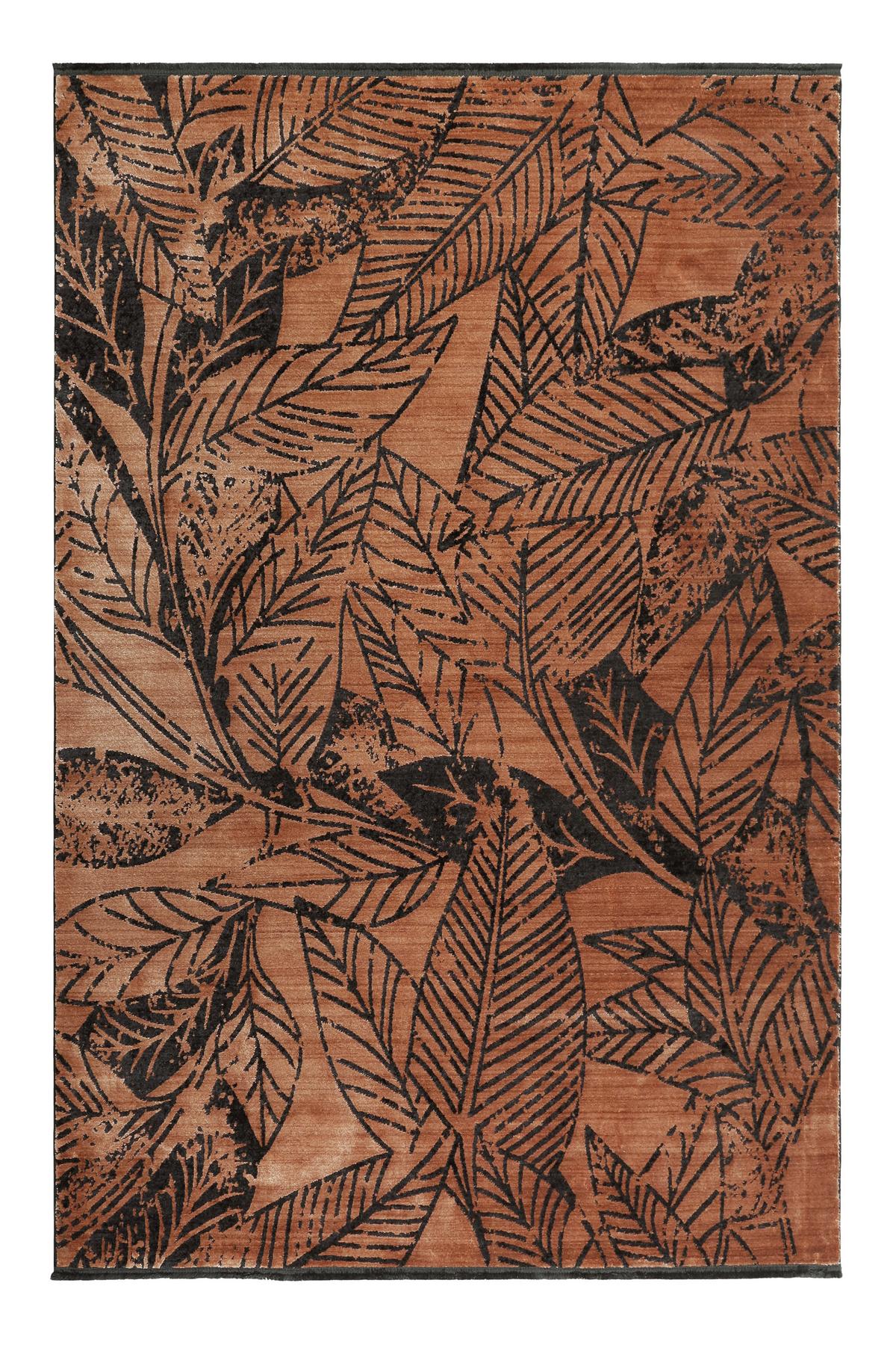 Webteppich Braun/cognac, Floral - Cognac/Braun, Design, Textil (120/170cm) - Esprit