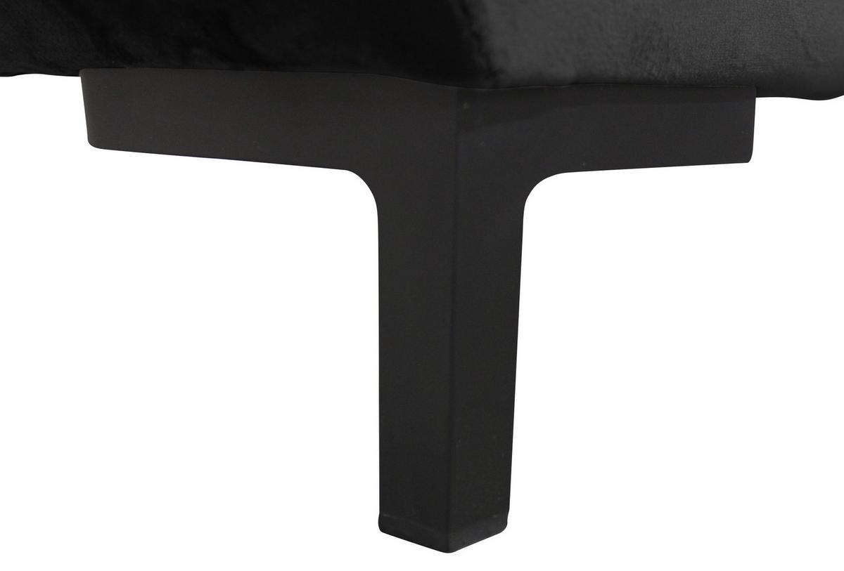 Ecksofa Mit Schlaffunktion Bello Mit Kissen Schwarz - Beige/Schwarz, Design, Textil (187/277cm) - Livetastic