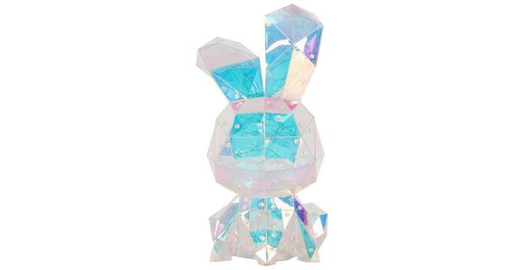 LED-Dekoleuchte Bunny - Transparent, MODERN, Kunststoff (20/20/41cm) - Luca Bessoni