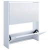 Schuhkipper Stido L Weiß Holz Deko B: 63 cm - Weiß, KONVENTIONELL, Holzwerkstoff (63/73/17cm) - MID.YOU
