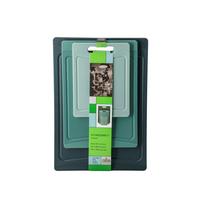 SCHNEIDEBRETT-SET SANDRA - Grün, Basics, Kunststoff (36,5/25/3cm) - Berndorf