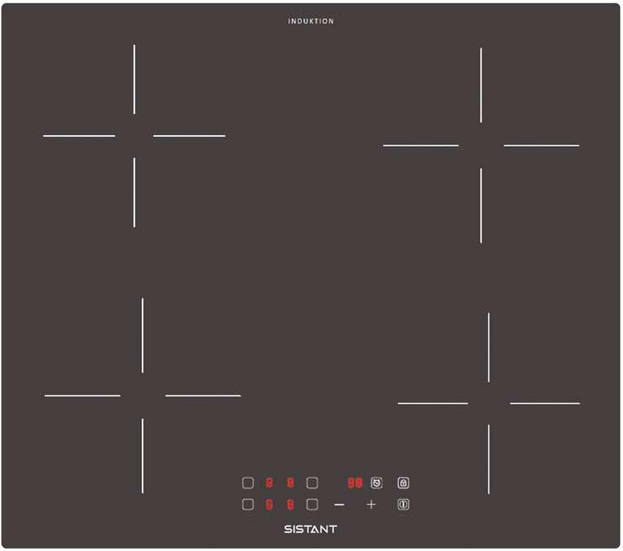 Induktionskochfeld Sistant Ik6004 - KONVENTIONELL (59,0/5,8/52,0cm) - Sistant